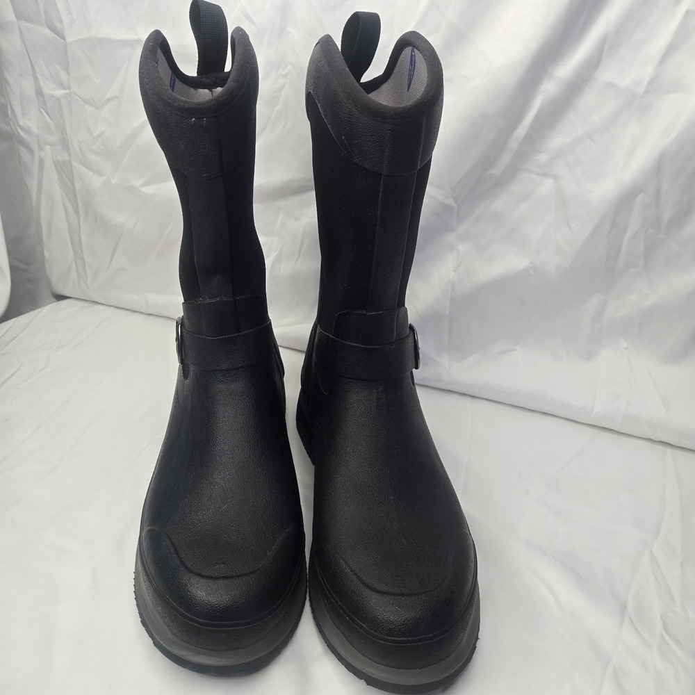 Muck Boot Co Women Chore Equestrian Mid Boots Black Waterproof Buckle Size 8